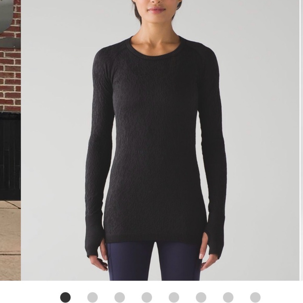 Lululemon Restless Pullover Black Long Sleeve